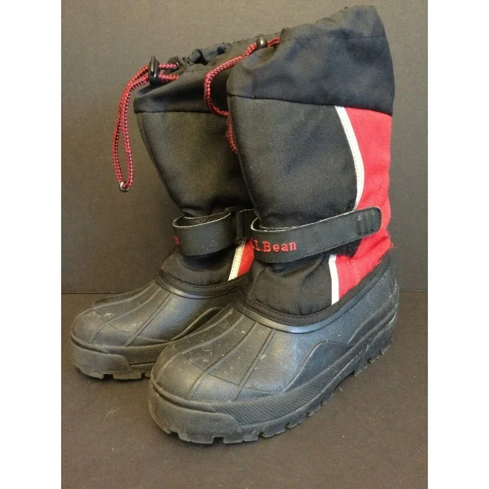 LL Bean Kids Northwoods Winter Snow Boots Water-Resistant Size 3